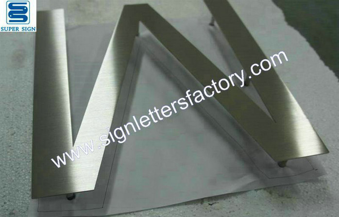 stainless steel exterior sign letters 42