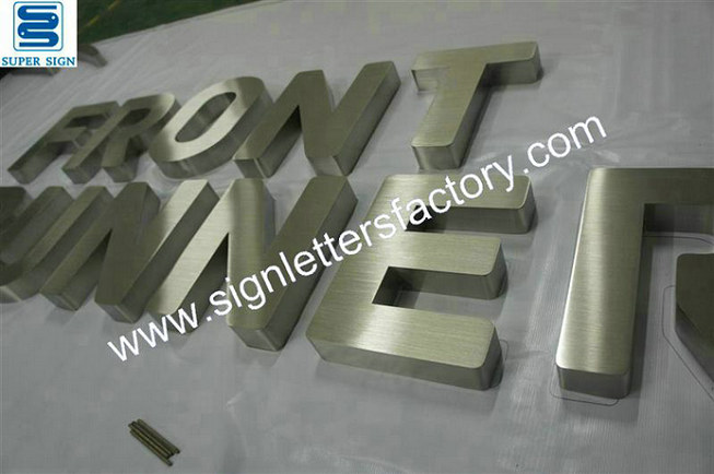 stainless steel exterior letter signage 43