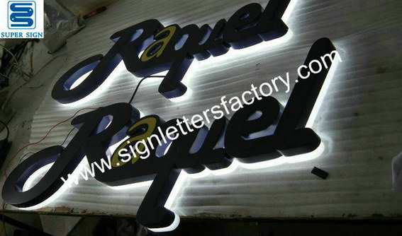 halo illumination LED sign letters 07