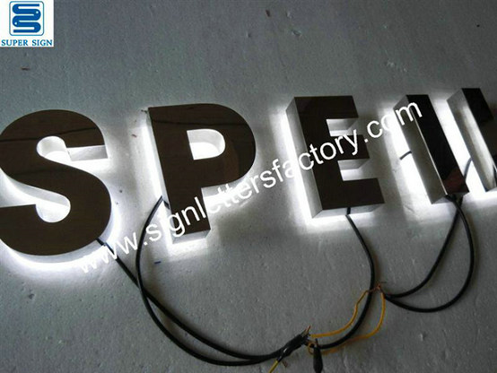 backlit LED letter signage 10