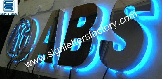 backlit LED sign and letters 21