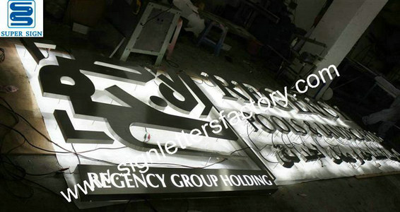 backlit LED lettering signage 23