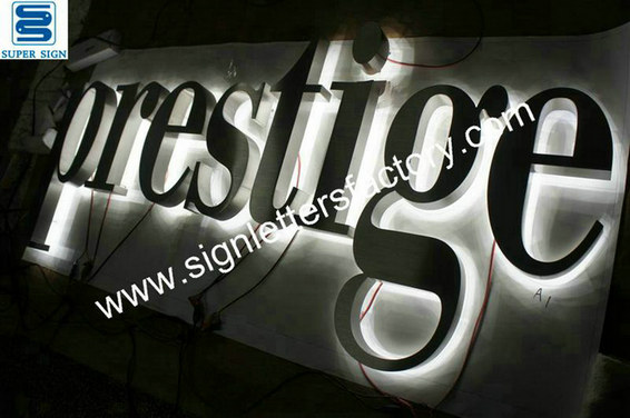 backlit LED letters and sign 29