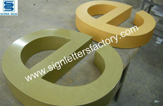 powder coating aluminum letter sign 05