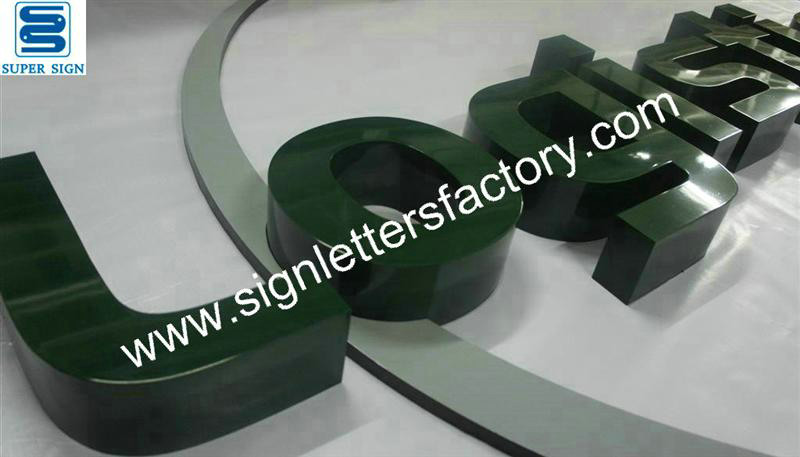 painted stainless steel letter signage 05