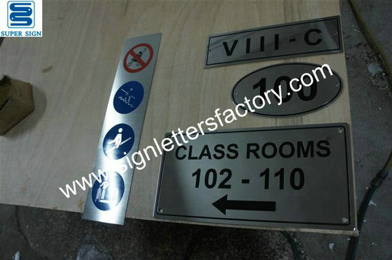 etched stainless steel signboard 03