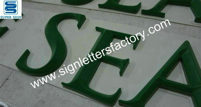 painted PVC letter sign 04